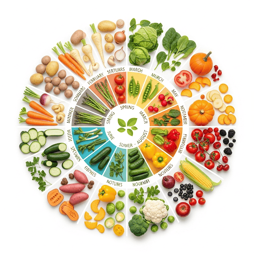 Manger Sainement avec un Petit Budget 3 Légumes de saison frais