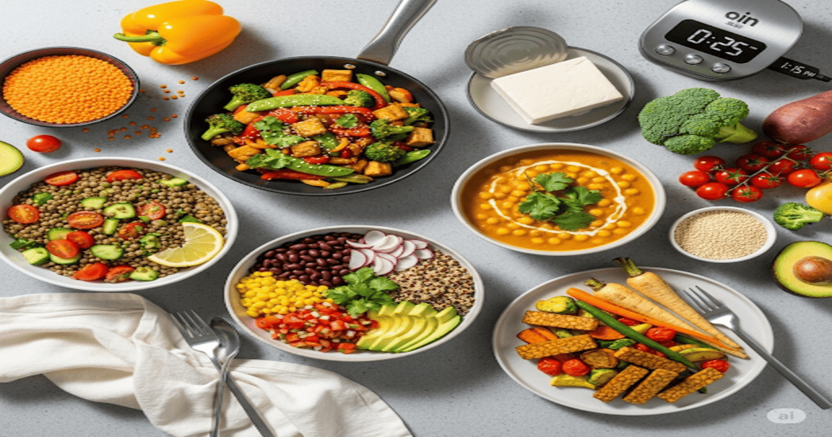 Recettes Protéinées Végétales Faciles : Menus Complets